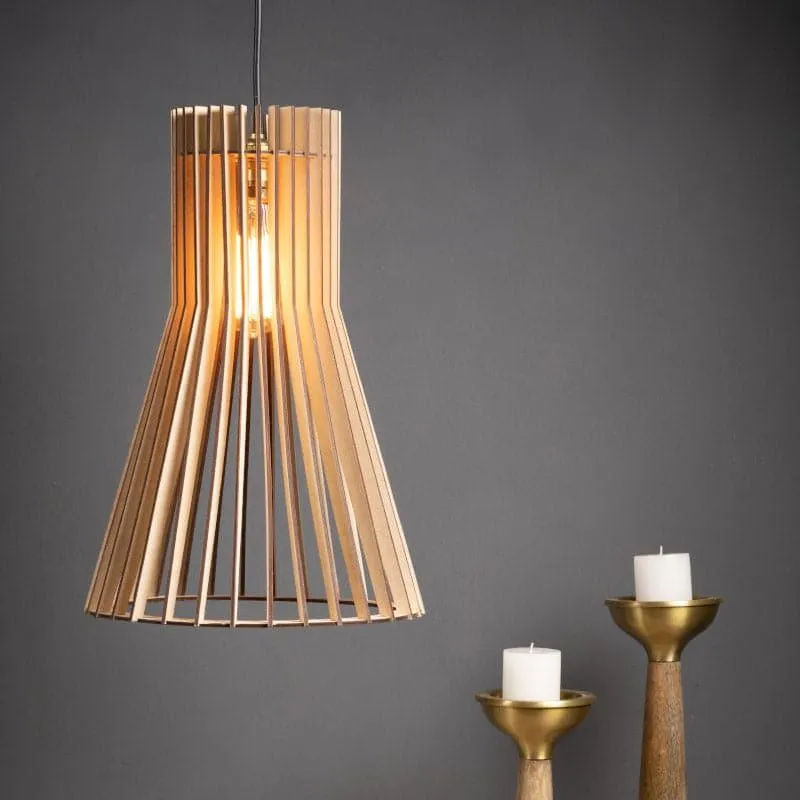 Finlay Wooden Ceiling Lamp media 3