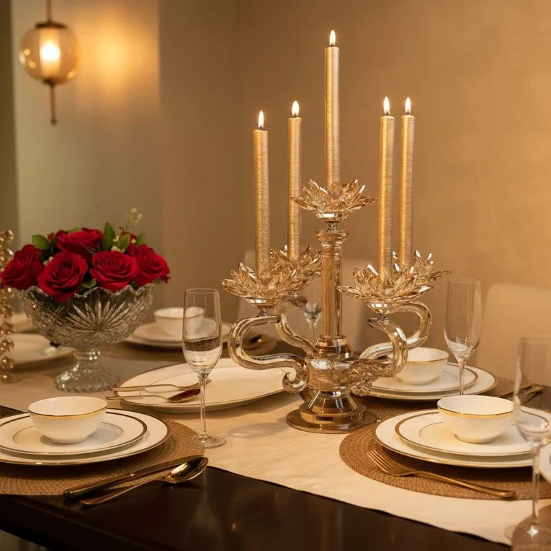 Aurevo Candle Holder - Gold media 1