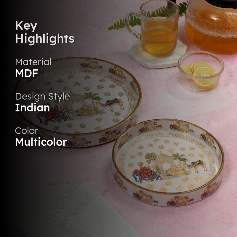 Royal Parades Round Serving Tray - Set Of Two media 2