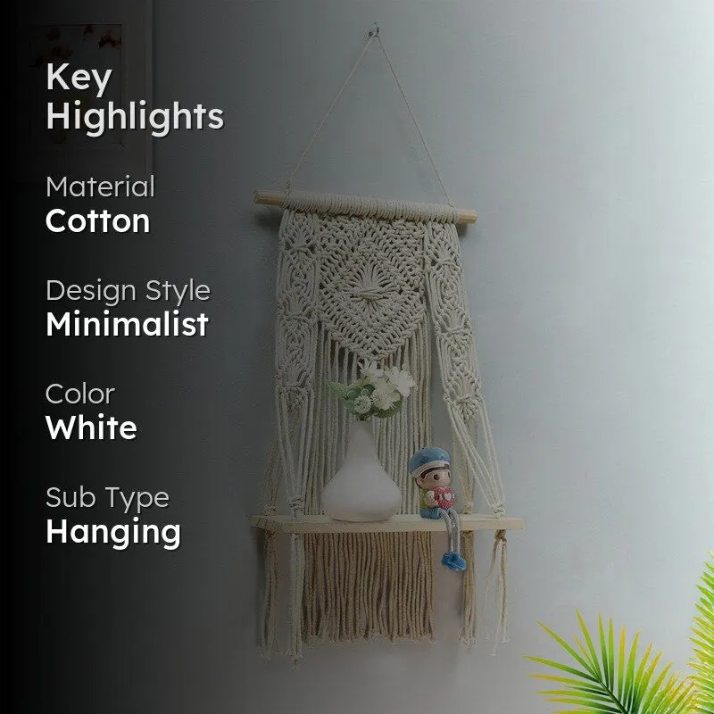 Portable Cotton Hanging Shelves Space Saver media 2