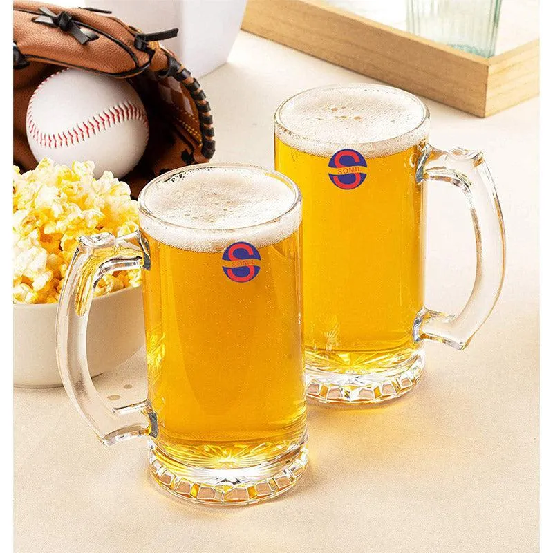 Herio Beer Mug (500 ML) - Set Of Six media 4