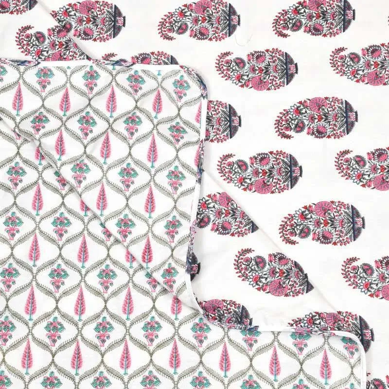 Rakshita Ethnic Printed Pink Cotton Dohar media 7