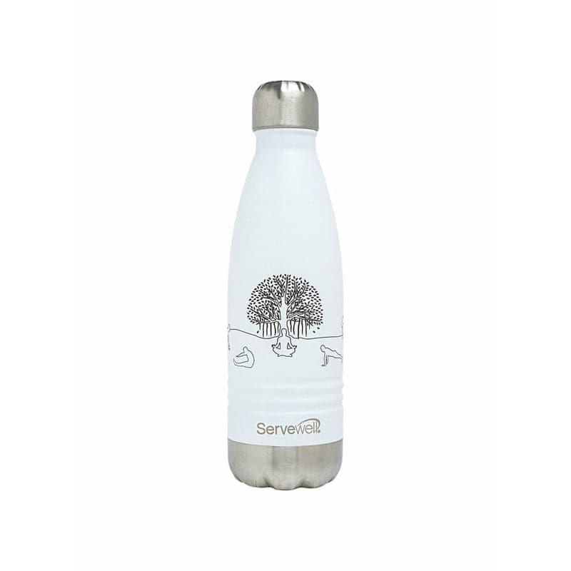 Zen Sip Hot & Cold Thermos Bottle (White) - 500 mL media 4