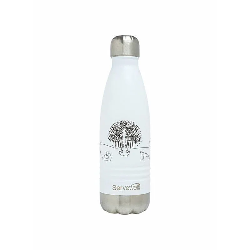 Zen Sip Hot & Cold Thermos Bottle (White) - 500 mL media 4