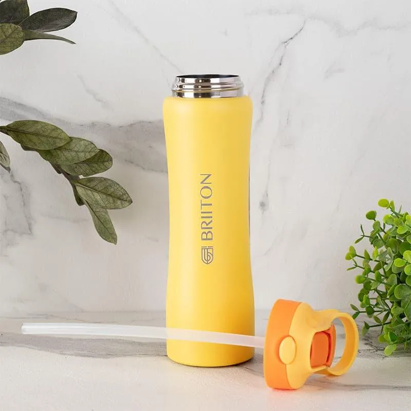 Handy Quench Hot & Cold Thermos Water Bottle (Green & Yellow, 750 mL Each) - Set Of Two media 3