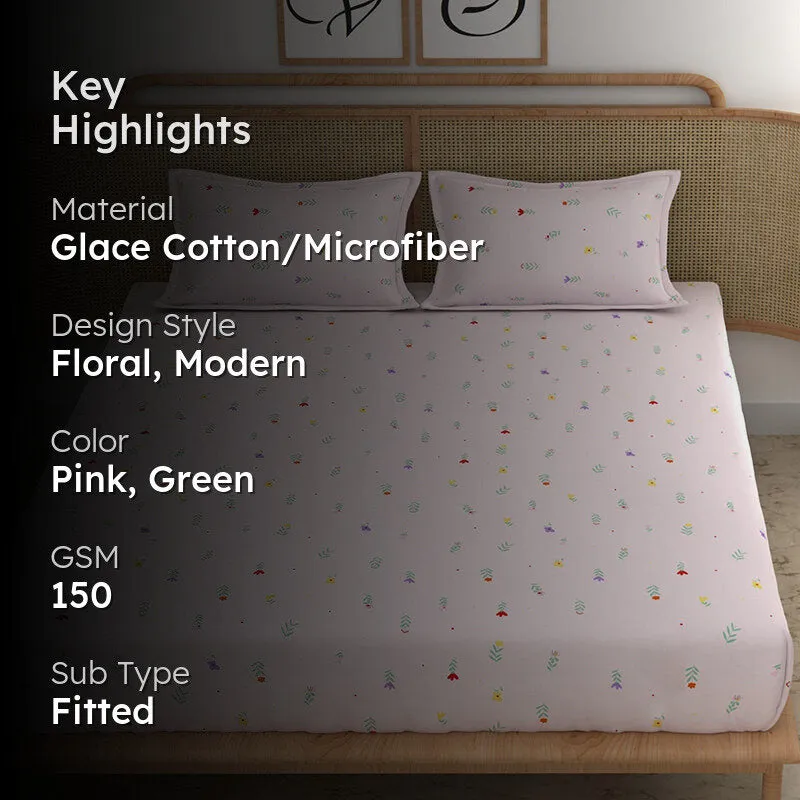 Julie Fitted Microfiber Microfiber Bedsheet - 150 GSM media 2