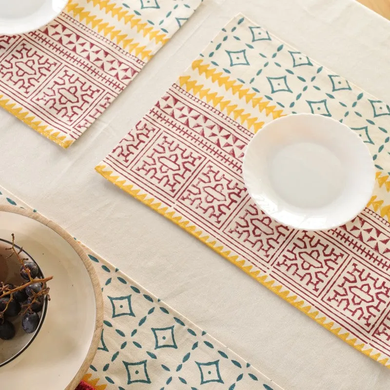 Urban Geometry Canvas Table Mats - Set Of Four media 6