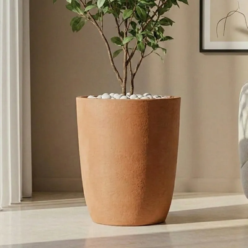 Leaf Nest Planter (Taupe) - Large media 1