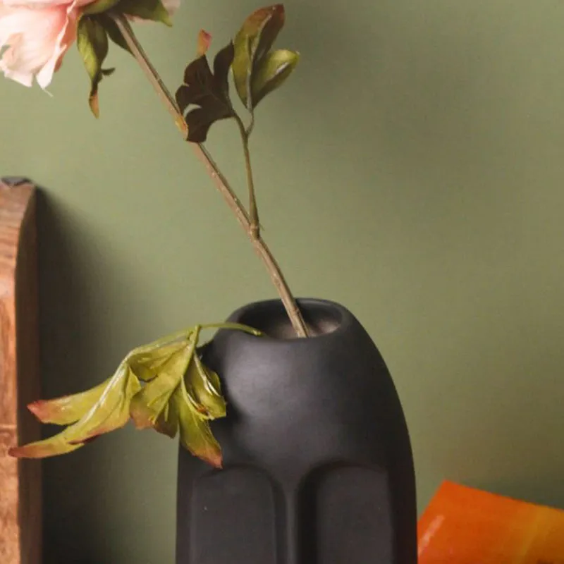 Demetrio Ceramic Vase - Black media 5
