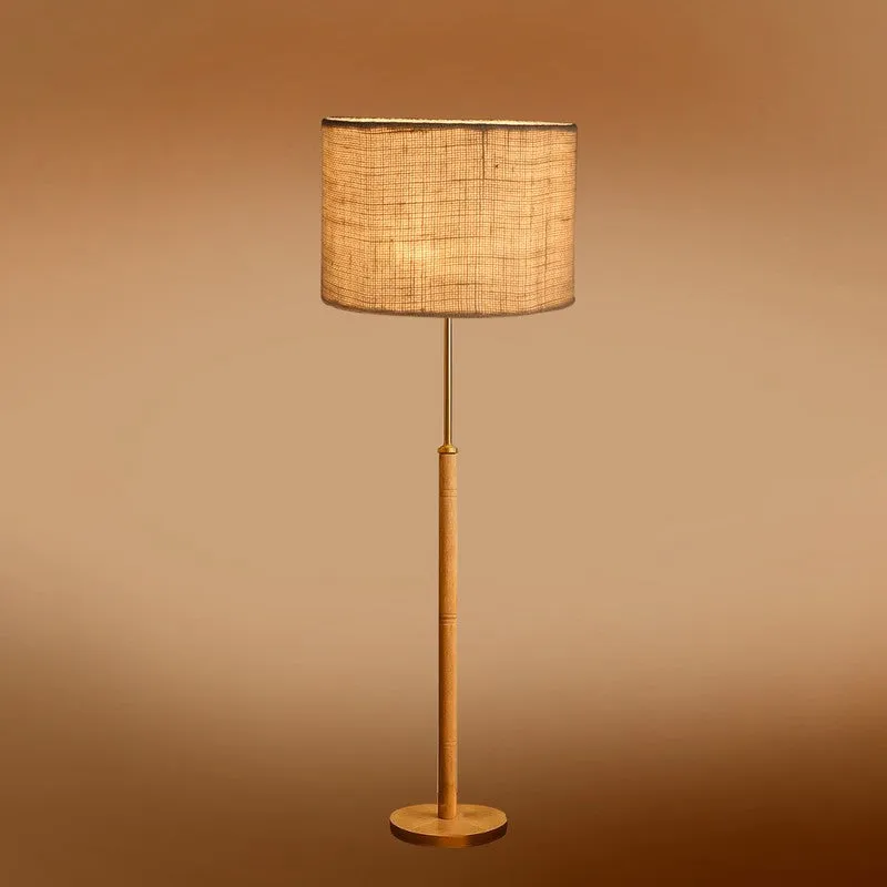 Zenith Glow Wooden Floor Lamp - White media 6