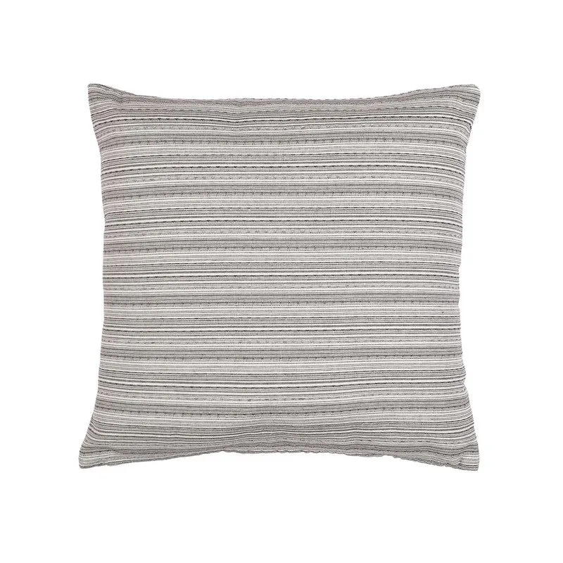 Striped Serenity Cushion Cover (Grey) - Set of Two media 3
