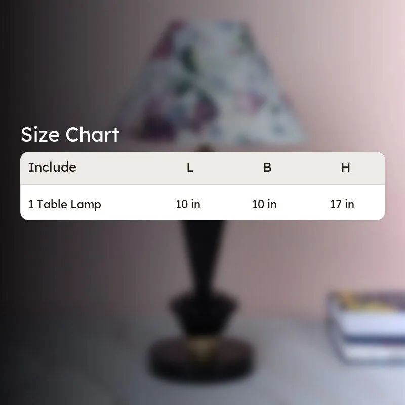 Lumikko Hydra Printed Iron Table Lamp - Multicolor media 4