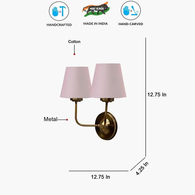Lumoire Duo Cone Metal Wall Lamp - Gold,Grey media 8