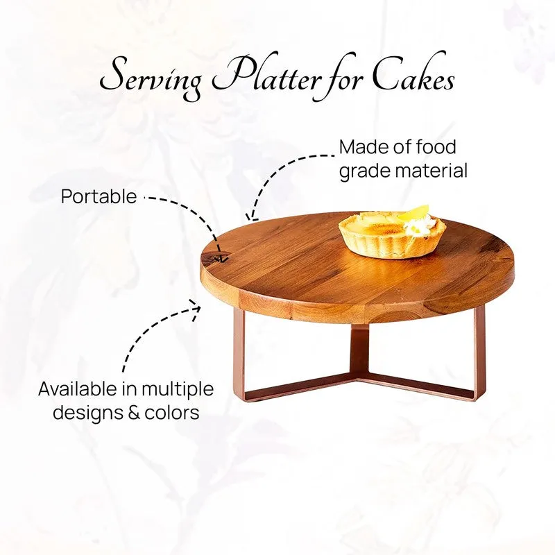 Tri-Star Cake Stand - Bronze media 4