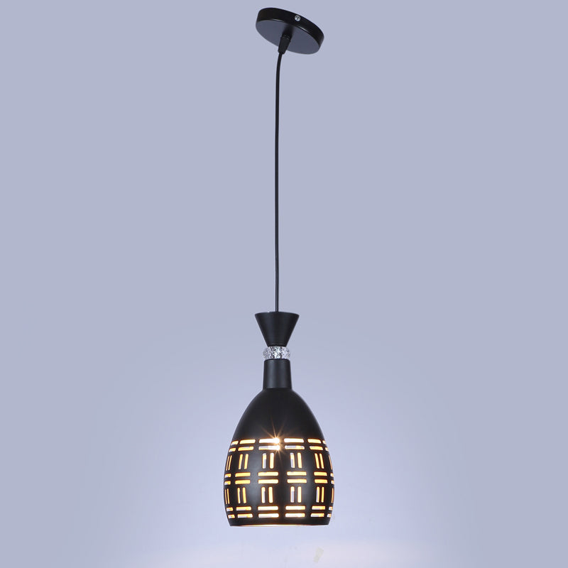 Carvera Iron Ceiling Lamp - Black & Gold media 7