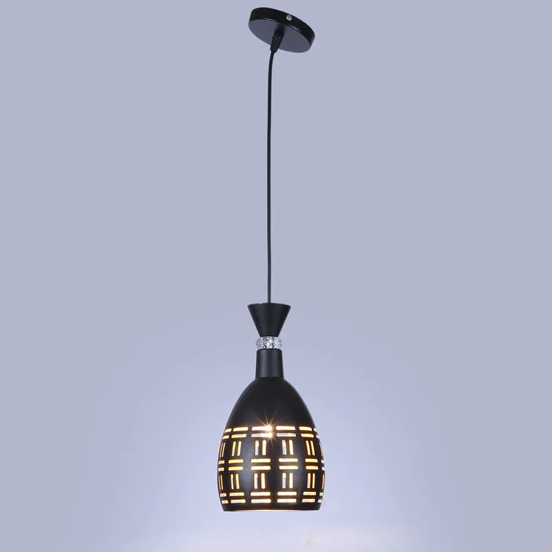 Carvera Iron Ceiling Lamp - Black & Gold media 7