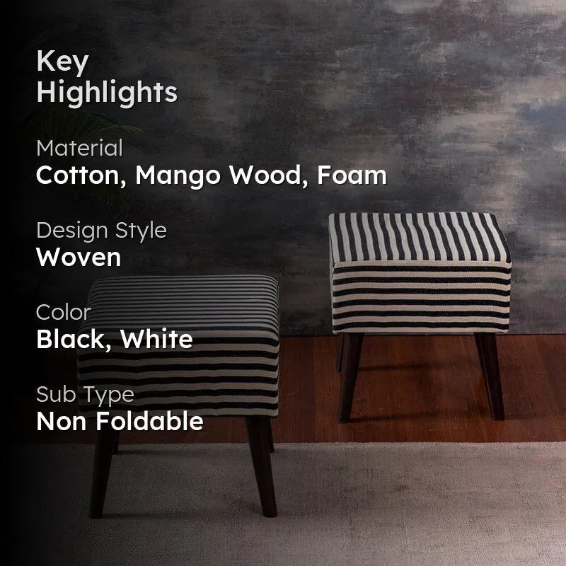 Delway Wooden Stool - Set Of Two media 2