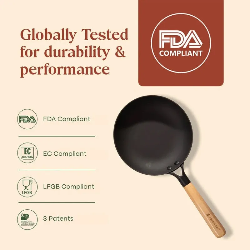 Cumin Co Enamel Cast Iron Frying Pan (Rust) - 1000 mL media 9