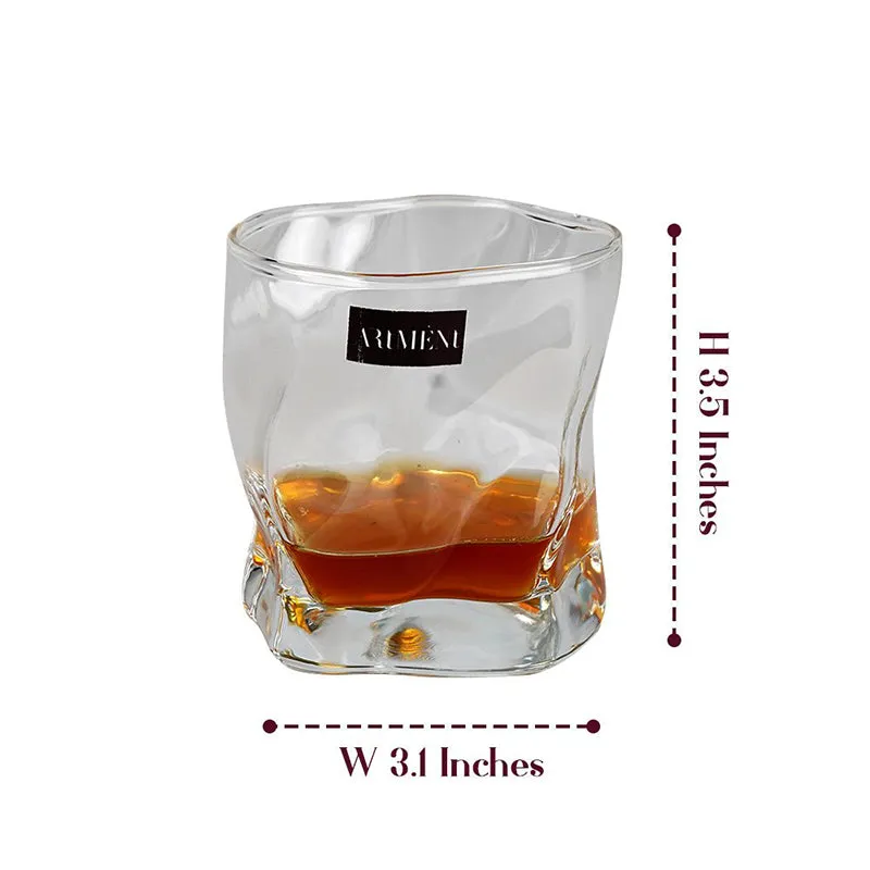 TidalFlow Double-Bottomed Whiskey Glasses (250 ML) - Set Of Four media 7