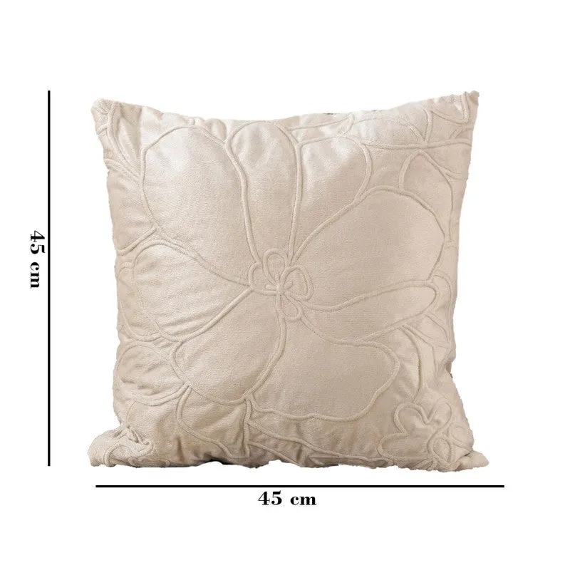 Floral Elegance Cotton Velvet Cushion media 5