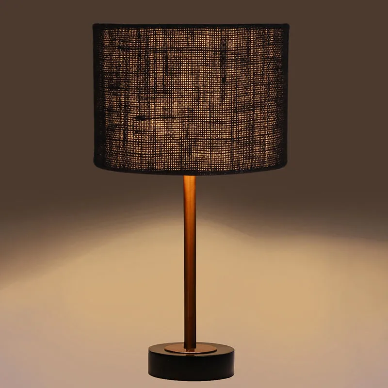 Sienna I Rodin Wooden Table Lamp - Black,Copper media 6