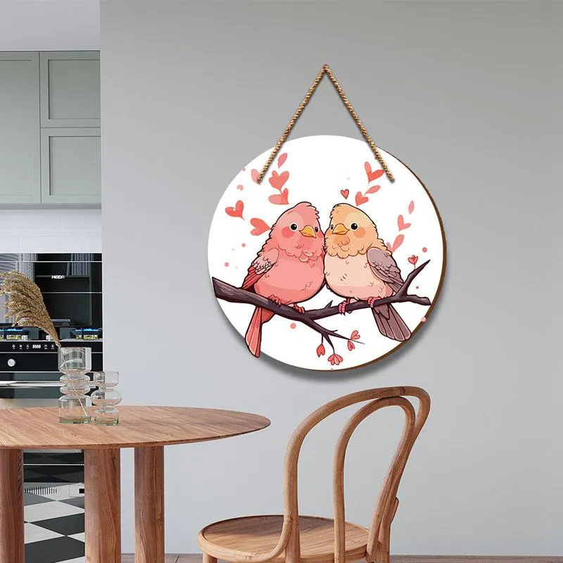 Tweethearts Wood MDF Wall Hanging media 4