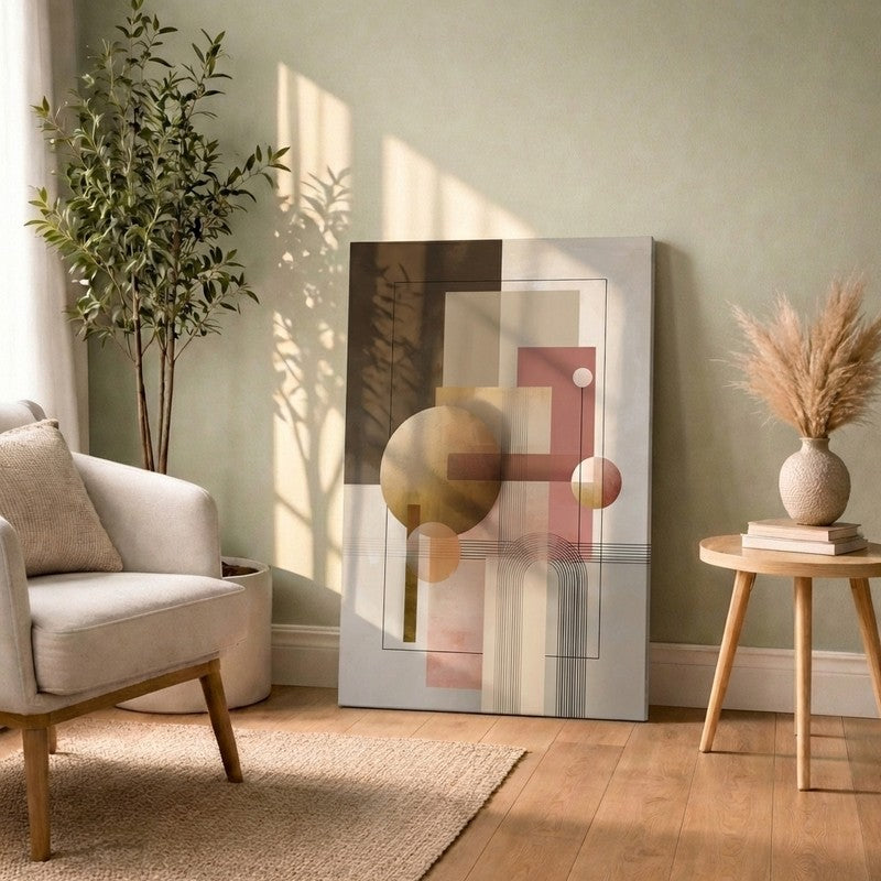 Linear Form Study Canvas Wall Art