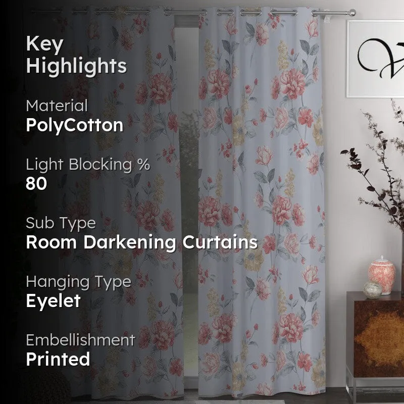 Bloom Reverie Panel Curtains - Set of Two media 2