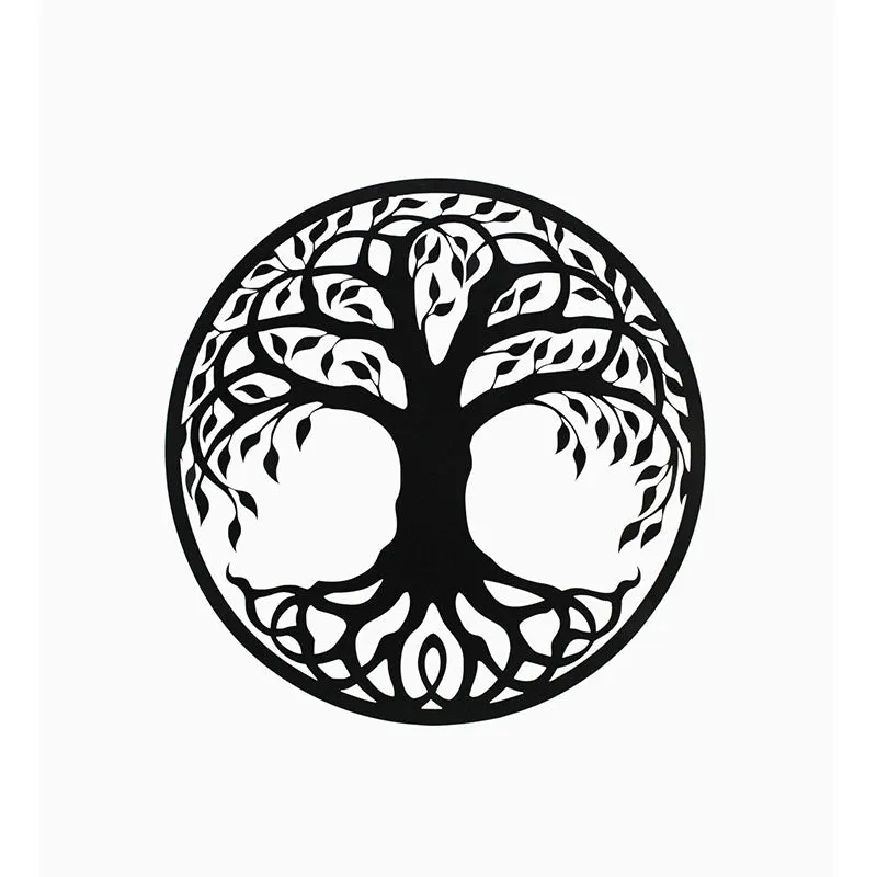 Tree Of Life Black Iron Wall Accent media 3