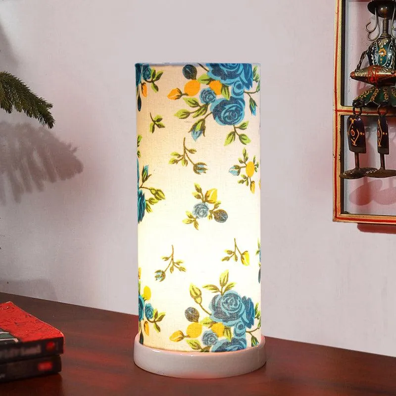 Alba Esto Tower Wooden Table Lamp - Multicolor media 1