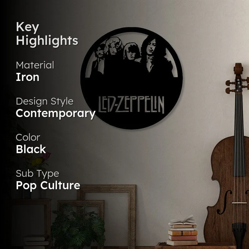Led Zeppelin Black Iron Wall Accent media 2