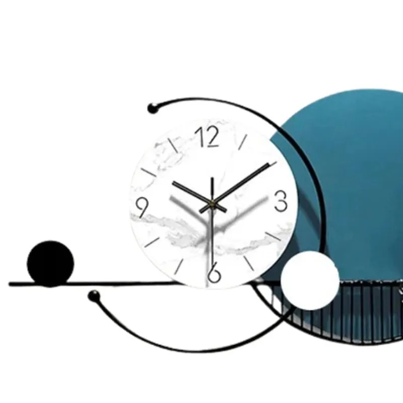 Temporelle Metal Analog Wall clock media 4