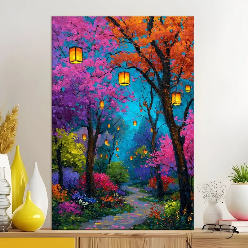 Dreamscape Forest Glow Canvas Wall Art media 5