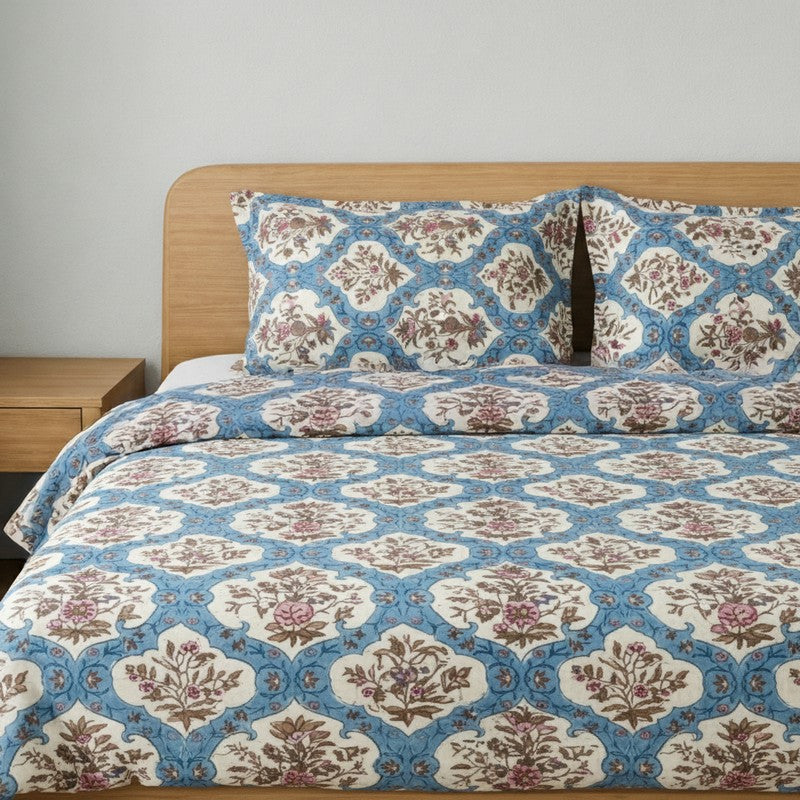 Mughal Muse Microfiber Bedsheet  - 125 GSM media 4