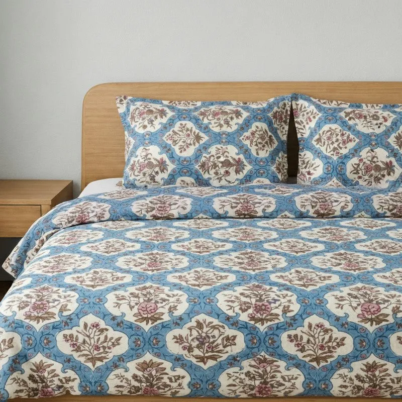 Mughal Muse Microfiber Bedsheet  - 125 GSM media 4