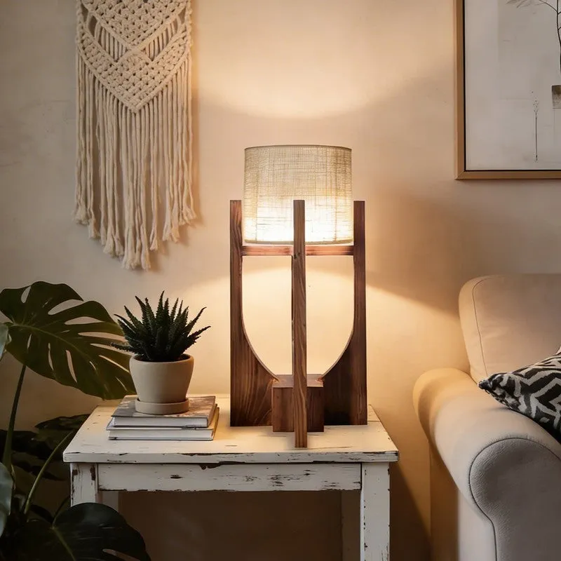 Kompas Jute Table Lamp - Brown,Beige media 3