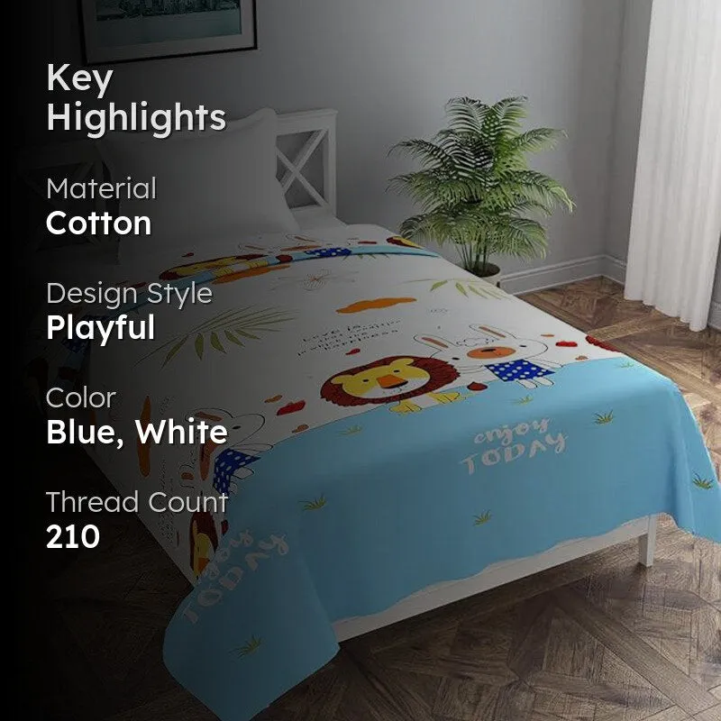 Roar-tastic Nights Kids' Cotton Duvet Cover - 210 TC media 2