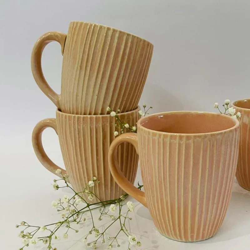 Stripe Ceramic Tea Cup media 3
