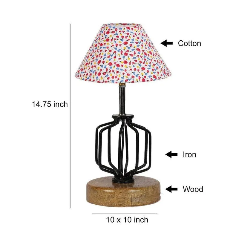 Dainty Cosmo Fabric Table Lamp - Multicolor media 7