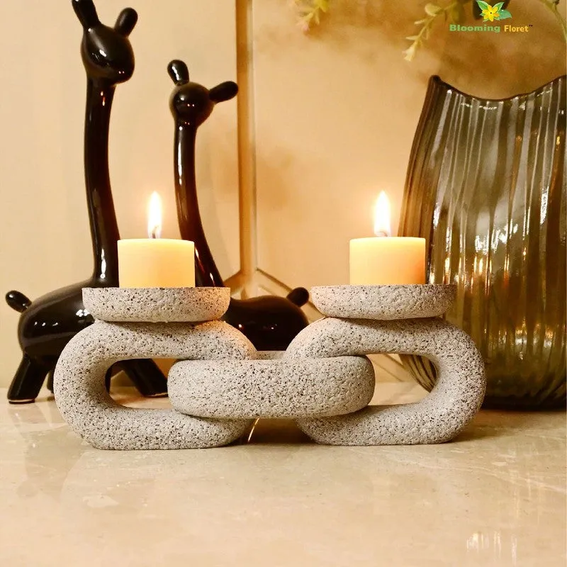SculptForm Luxe Candle Holder - Grey media 1