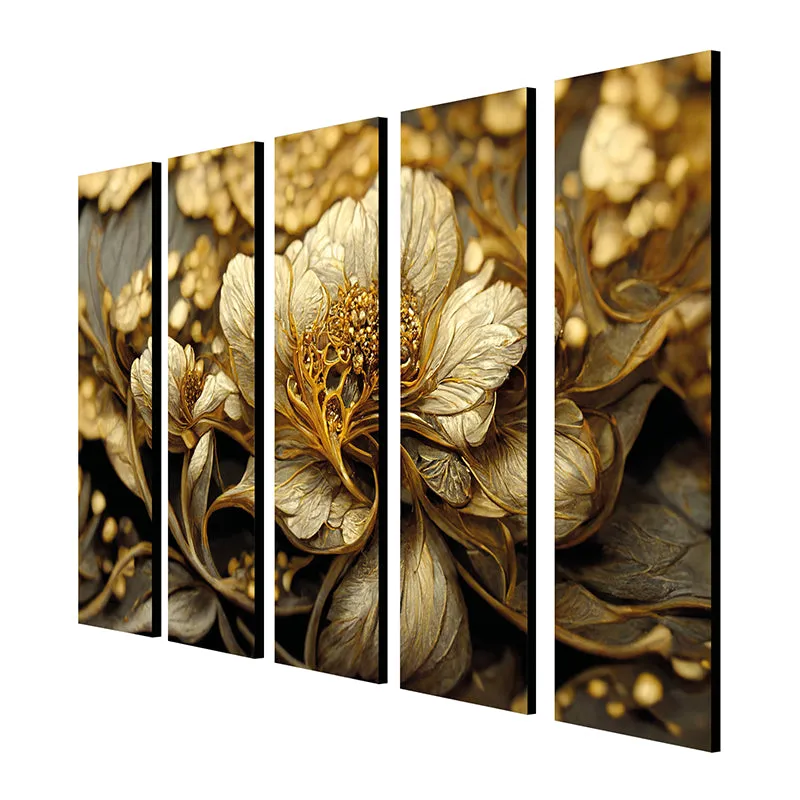 Auric Fiora I Canvas Wall Art - Set Of Five media 5
