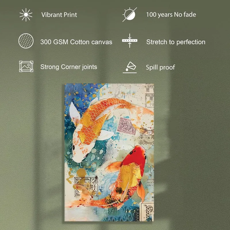 Koi Reverie Wall Art Without Frame media 7