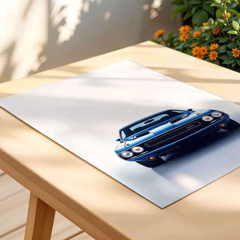 Blue Muscle Wall Poster media 5