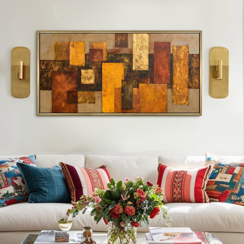 Sunset Matrix Canvas Wall Art