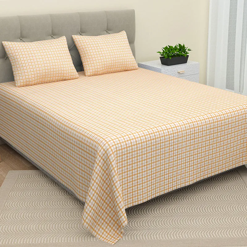 Petra Ethnic Cotton Bedsheet - 160 TC media 1