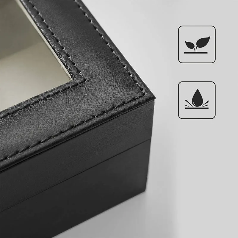 Chrono Safe Hexa Faux Leather Watch Storage Box media 7