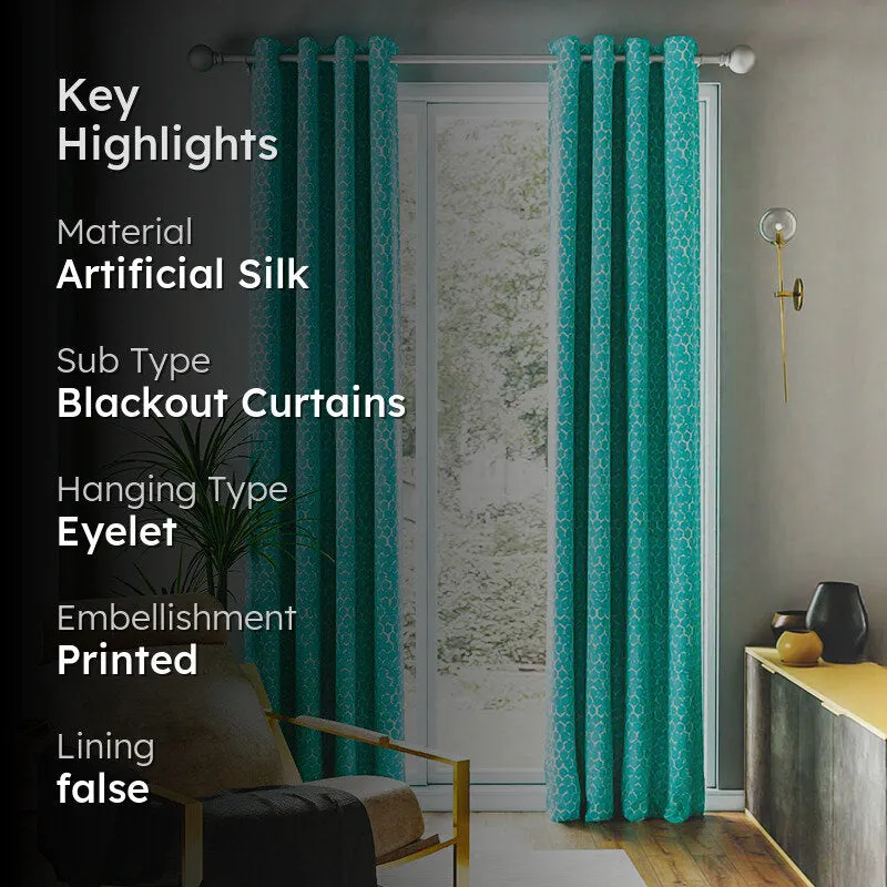 Wyatt Jacquard Blackout Curtain - Set Of Two media 2