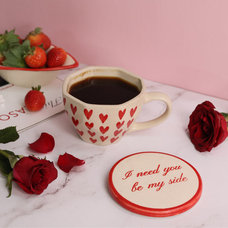 Love Lamina Ceramic Coffee Mug (200 mL) - Two Piece Set media 4