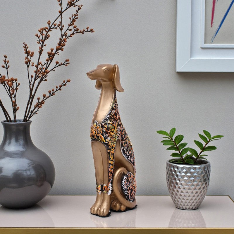 Royal Dog Polyresin Showpiece (13 inches)