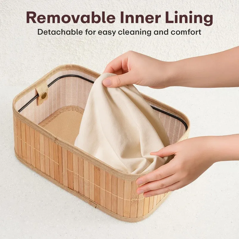 Rioware Quiet Craft (White,Brown) Desk Organiser - Set Of Three media 5